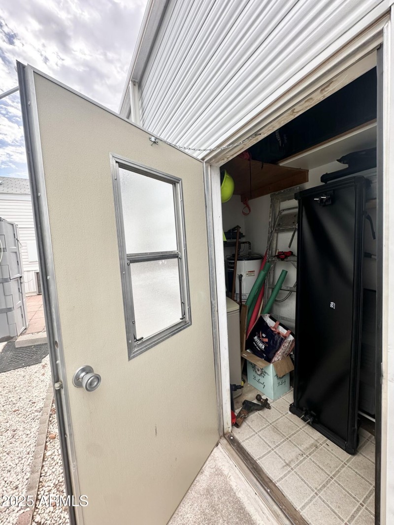 INSIDE SHED