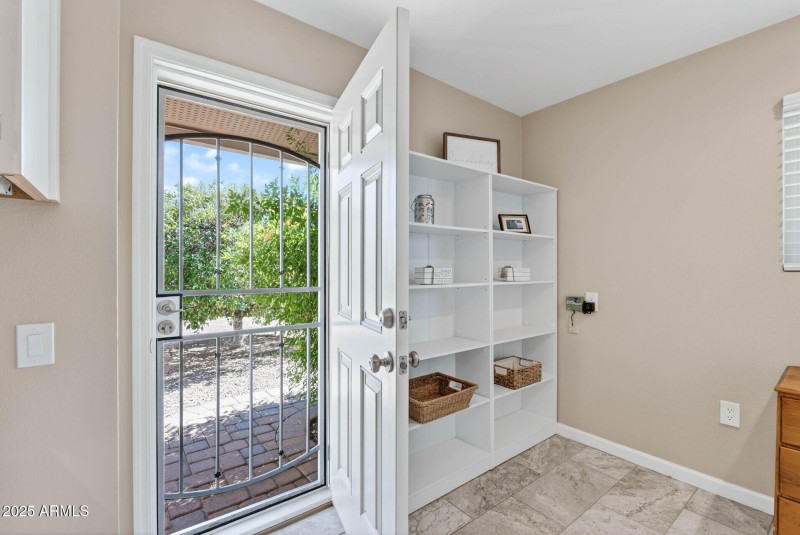 Exterior Door in Bonus Room