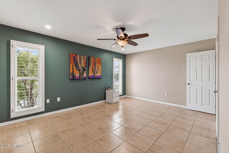 Spacious Primary Bedroom from Bathroom