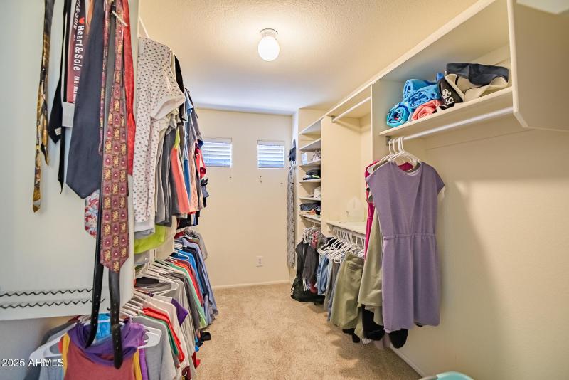 Primary Walk in Closet