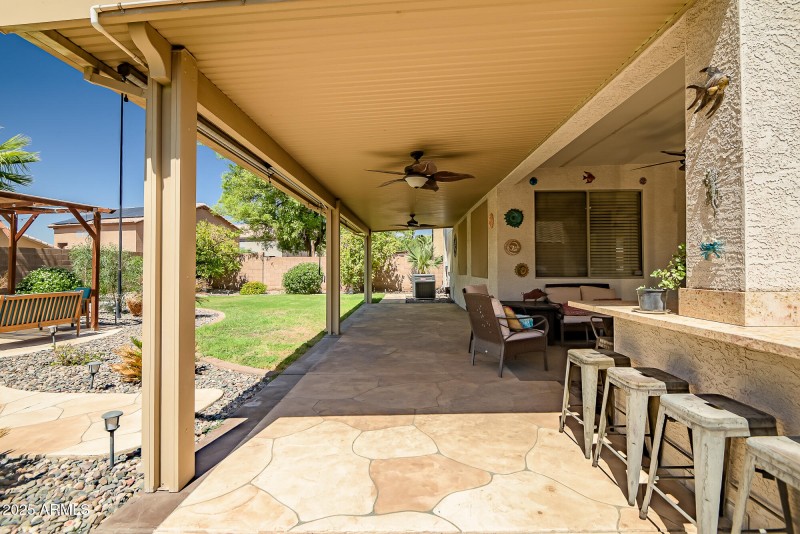 Extended Covered Patio