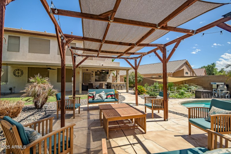 Backyard Pergola