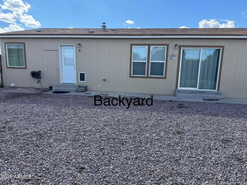 Ranch house back