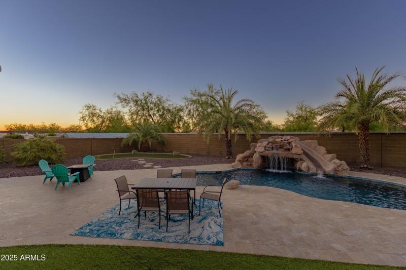 Heated Pool with Grotto