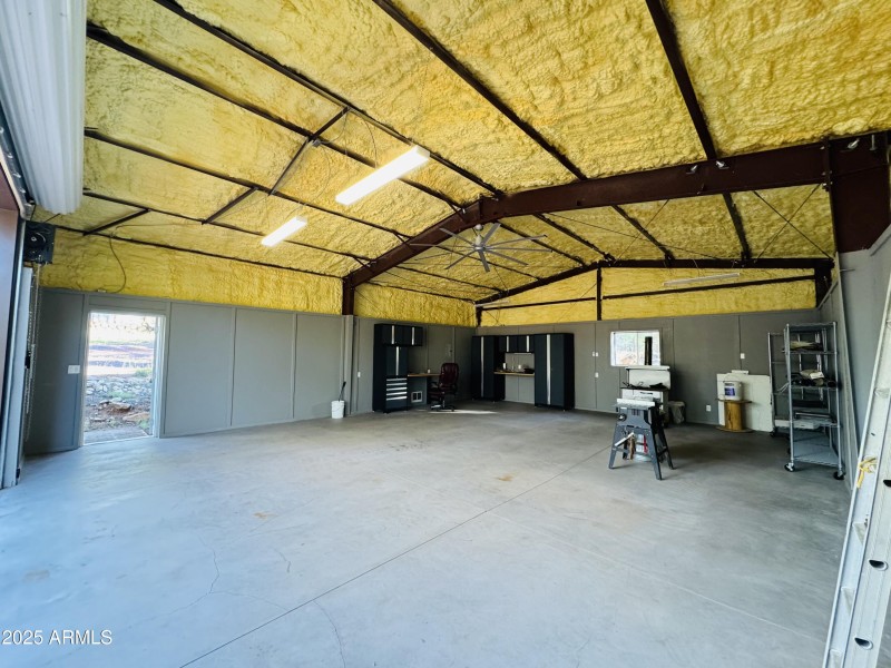 inside garage