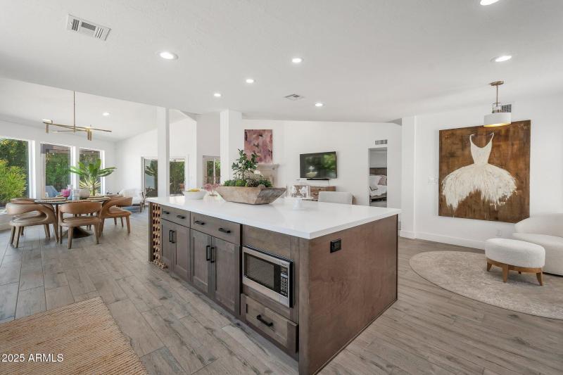 Kitchen wide view