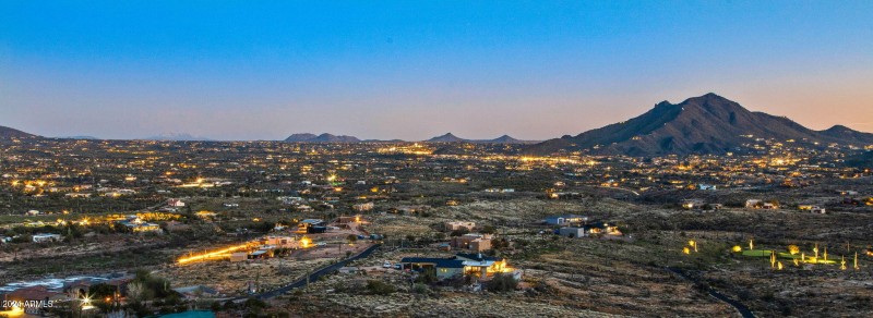 Sky view at dusk