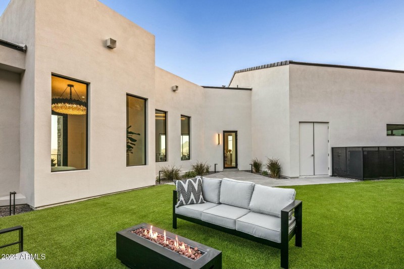 Enclosed backyard
