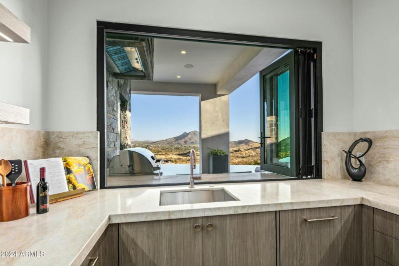 Service Bar window to Pool