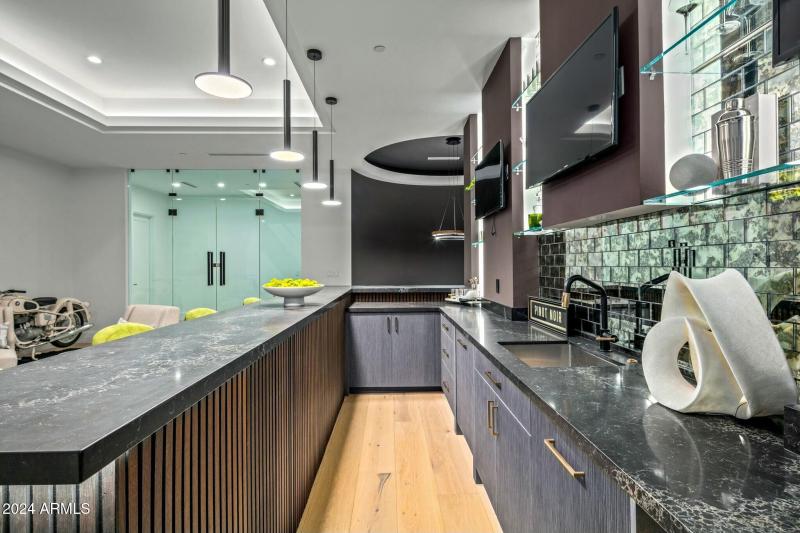 Kitchen in Bar Area