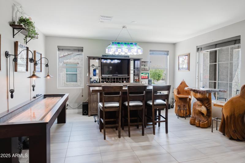 Bar and Game Area