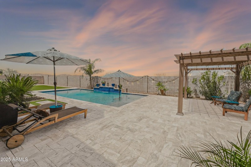 Pool and Pergola