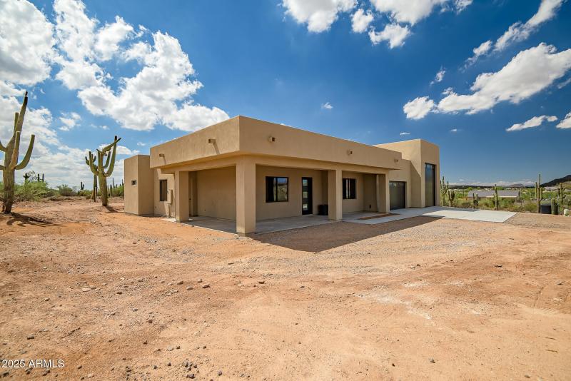 Wrap around front patio