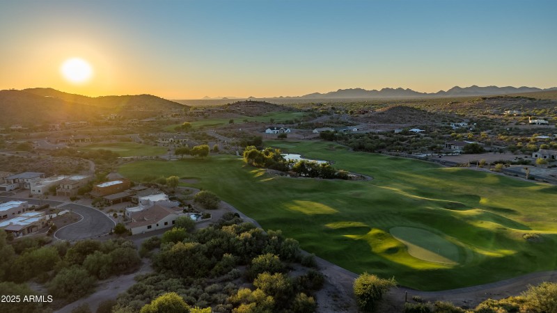 Aerial Sunset_Golf Course