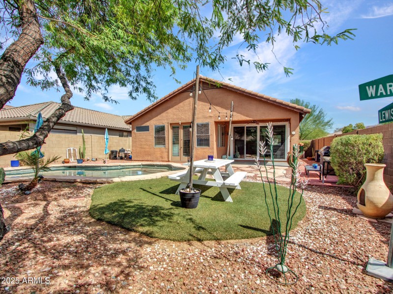 Rear View of Yard