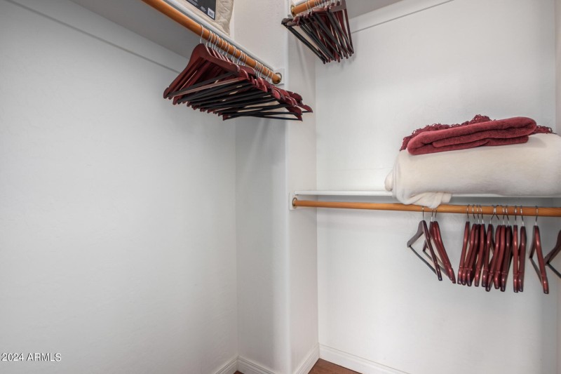 Secondary Bedroom Walk-in Closet