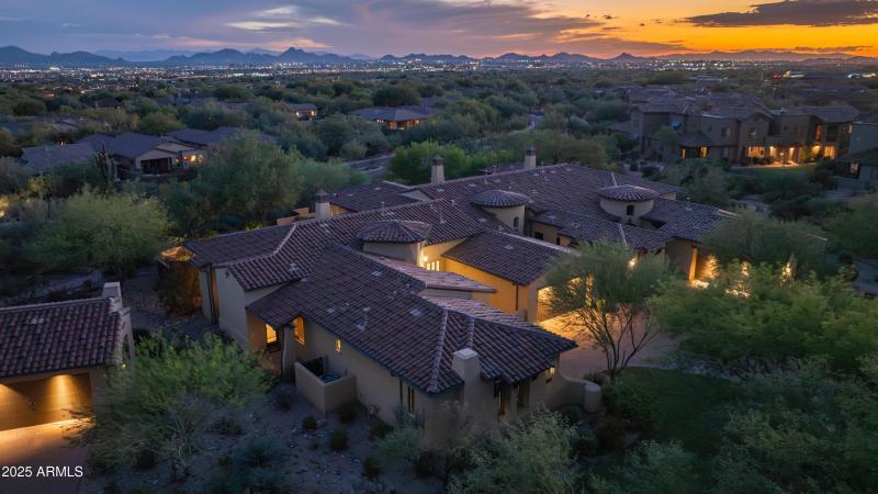 Aerial at Twilight