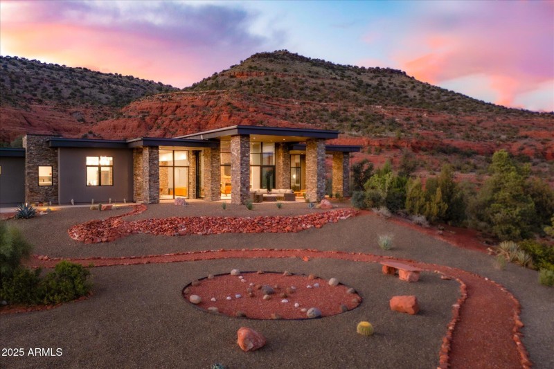 Front Elevation, Twilight