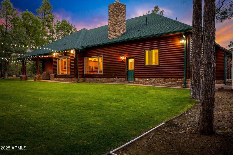 Back Lawn Twilight