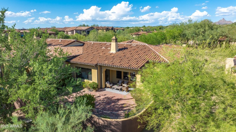 Aerial View of Back Exterior