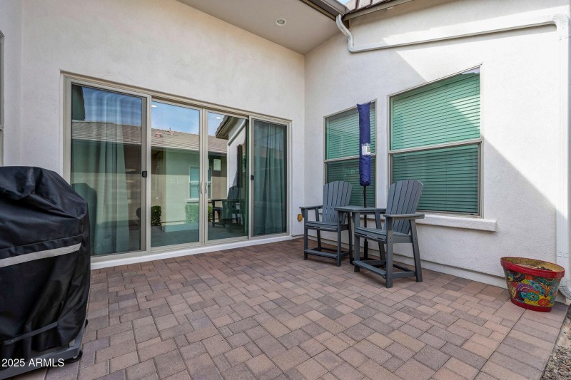 Second, side patio