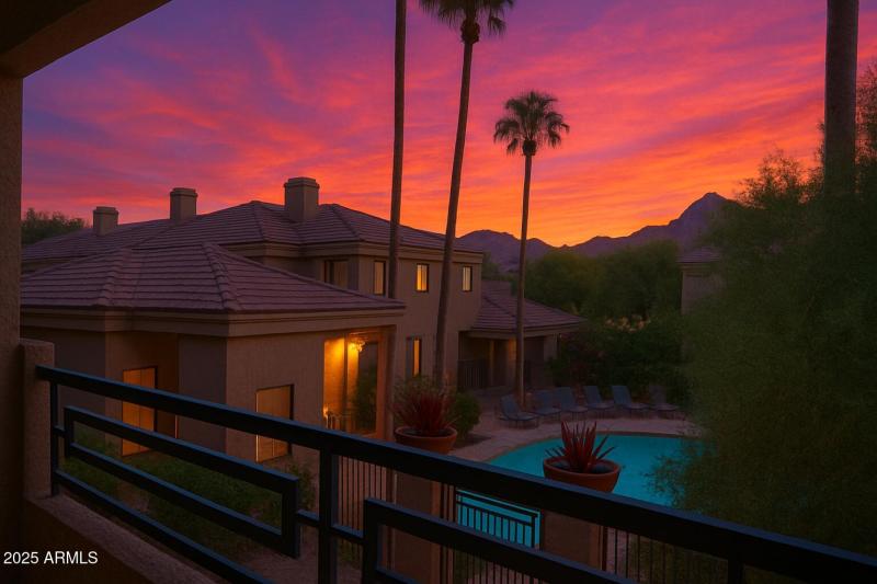 Balcony Sunset