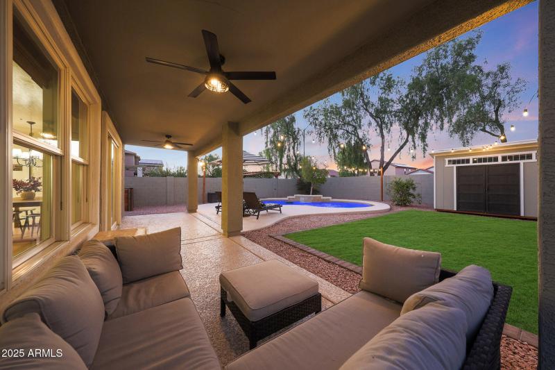 Backyard oasis