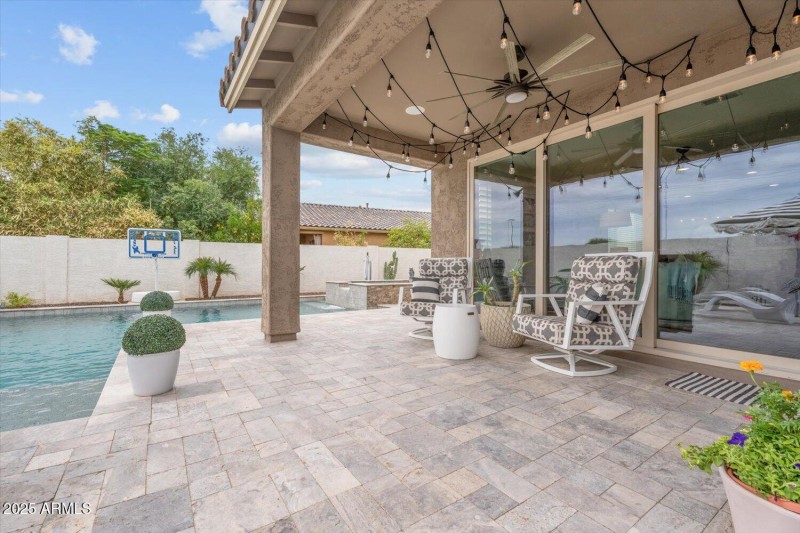 Travertine Decking