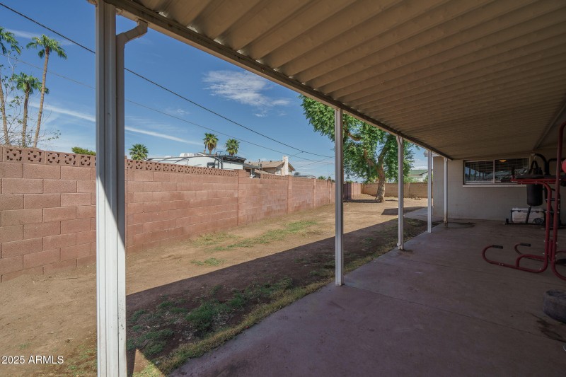 30) BACK PATIO