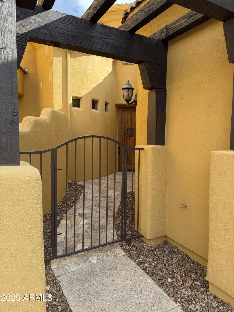 Entry courtyard