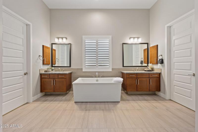 Primary Bath with Walk-in Closets