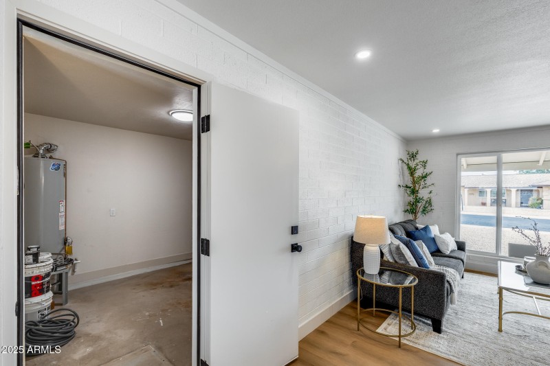 Garage entry