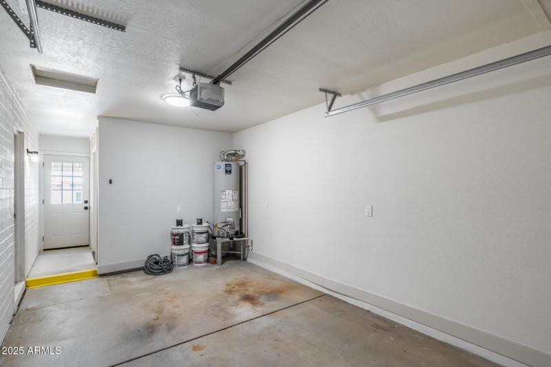 Enclosed garage