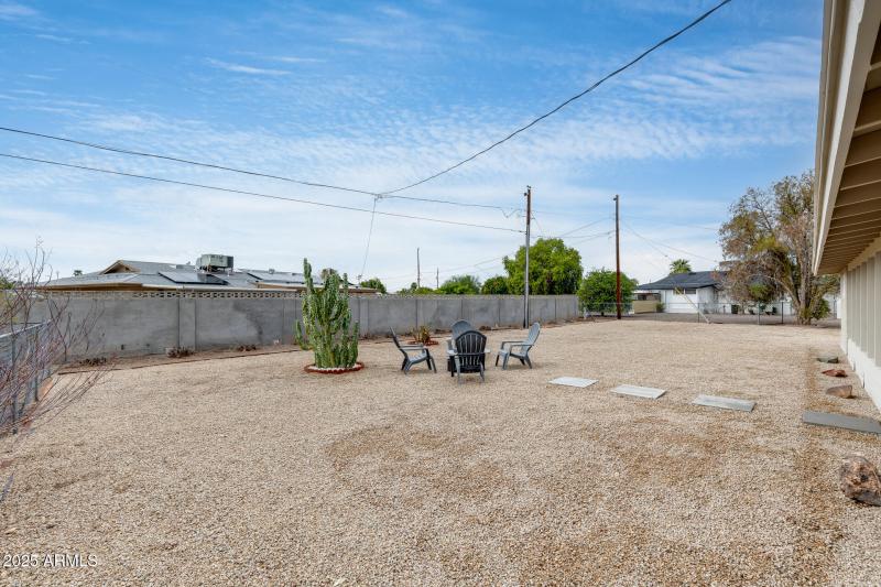 Large private lot