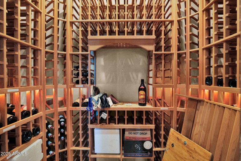 Temp controlled wine room