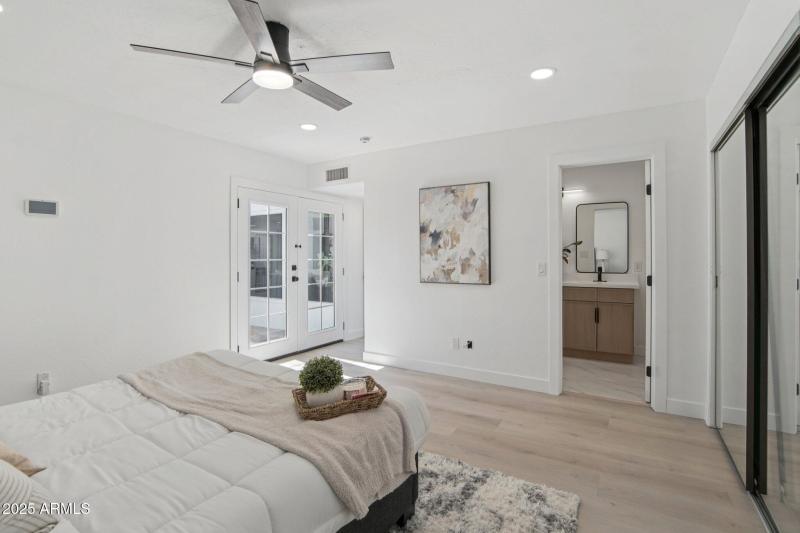 Primary bedroom with Courtyard entry