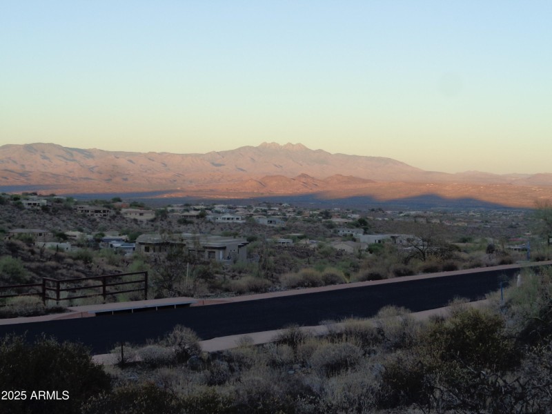 Four Peaks at dusk