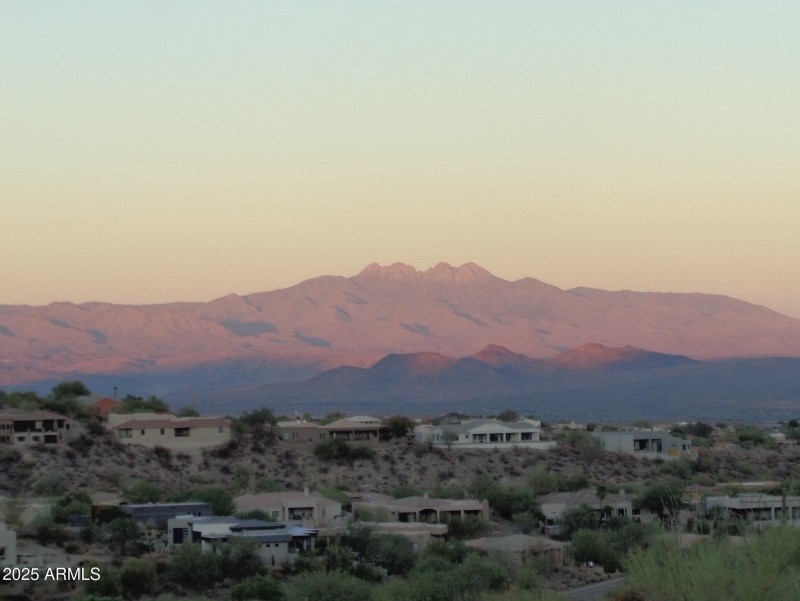 Four Peaks at dusk