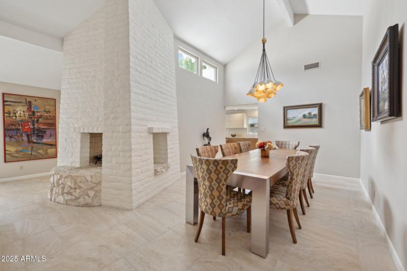 Formal dining area