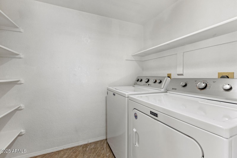 Indoor Laundry with Tons of Storage