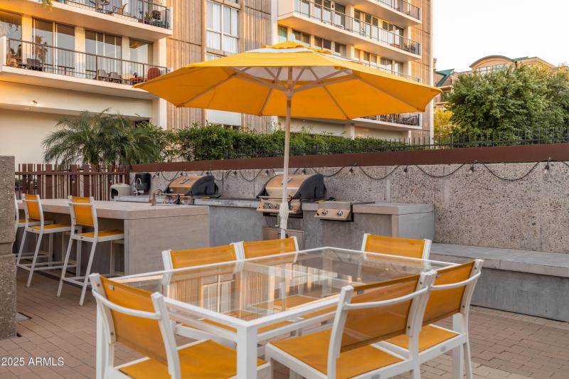 Community outdoor dining