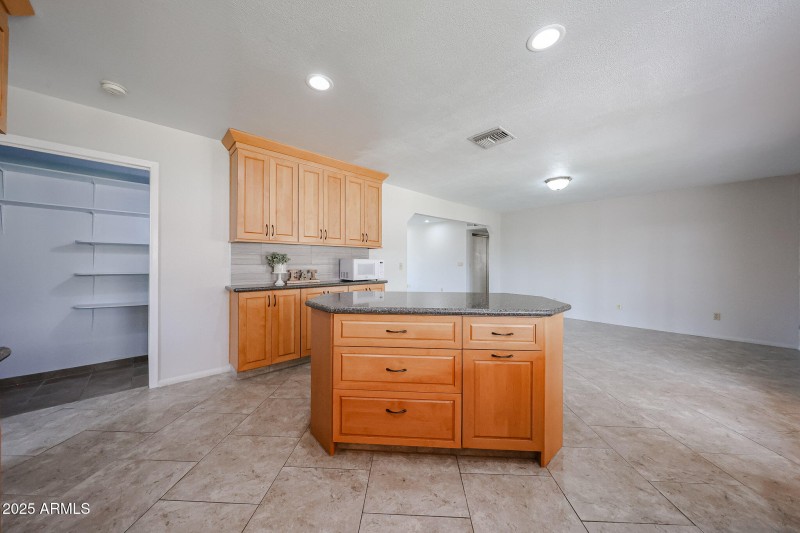 Kitchen Island/Pantry Entrance