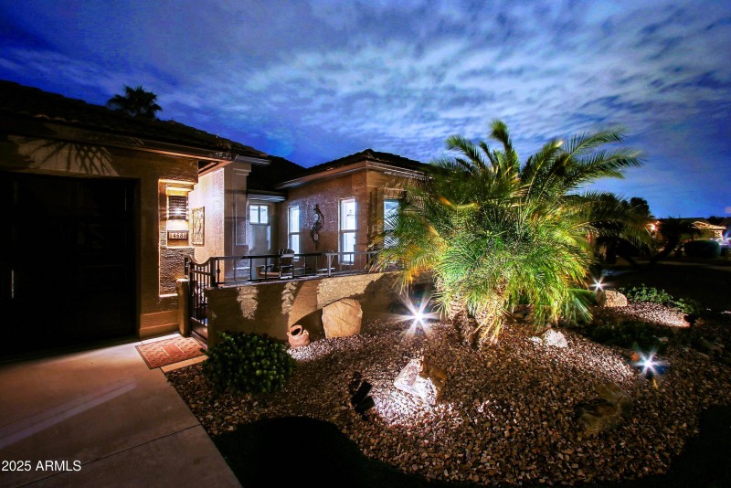 Front Courtyard Entrance Night 10