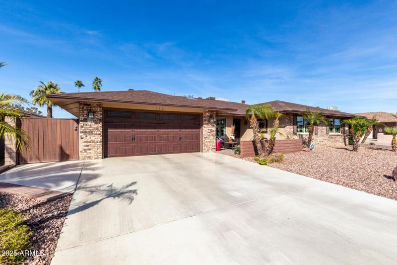 Wide gates on both sides of home