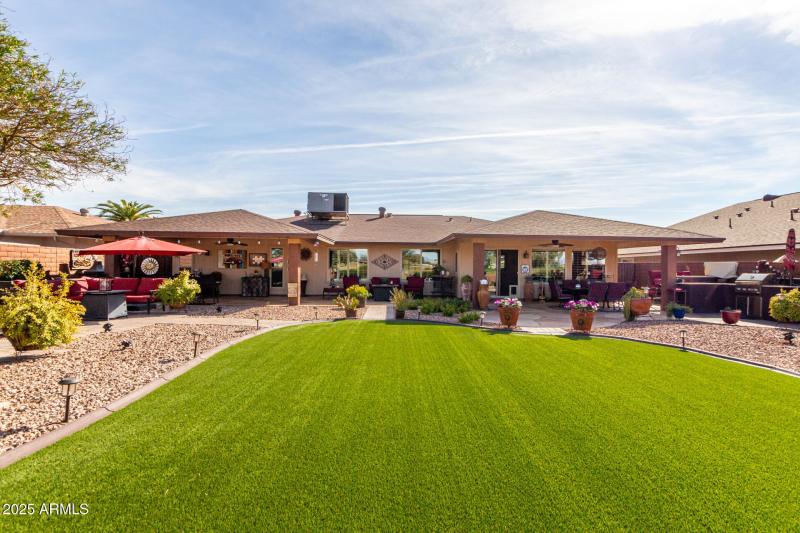 Easy care artificial grass