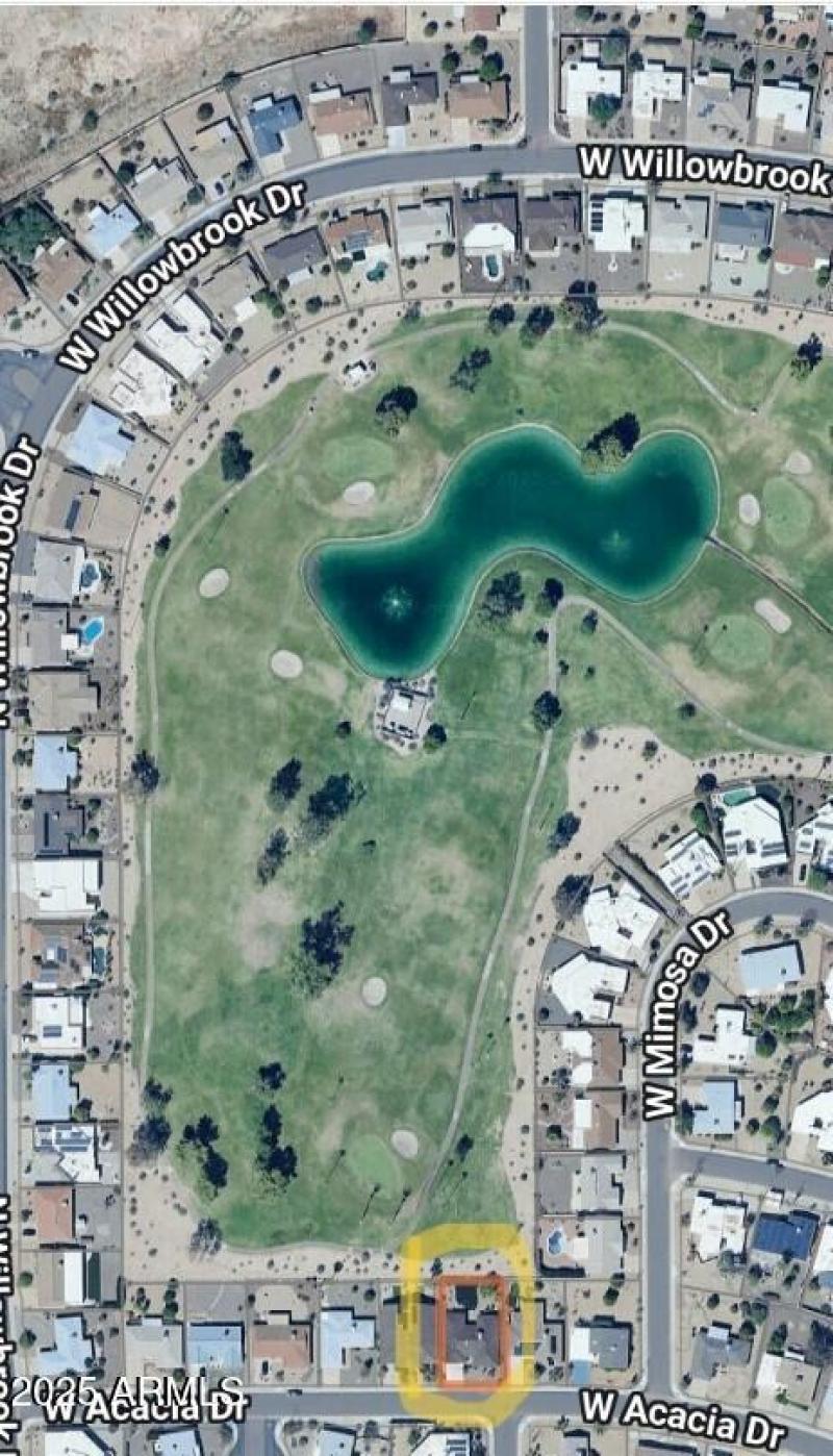Long golf course views
