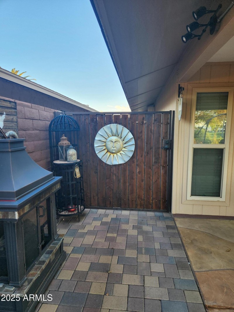 Gate for storage on east side