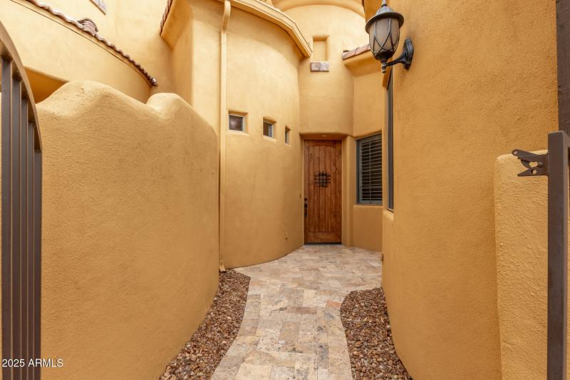 Entry courtyard