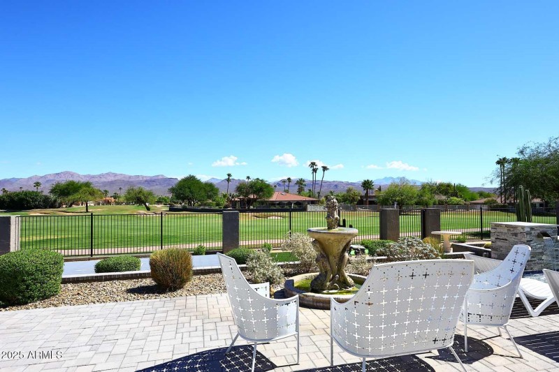 Fountain-Golf Course View