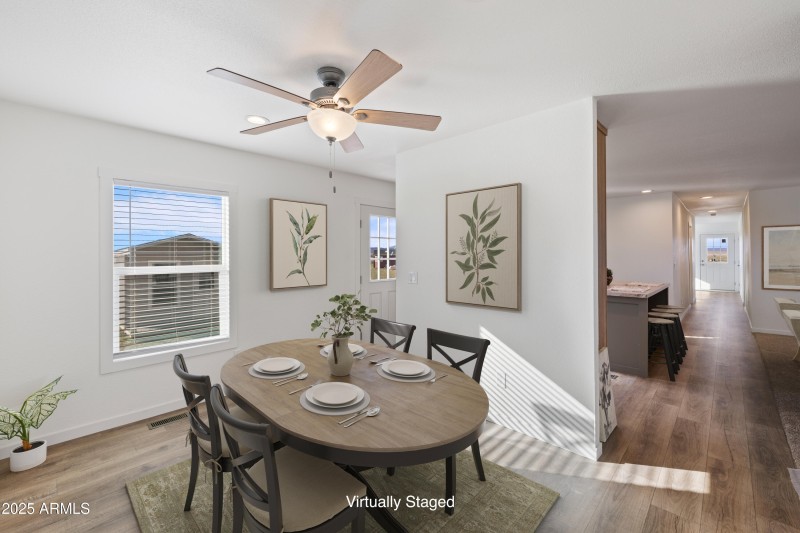 Formal Dining Room--virtually staged